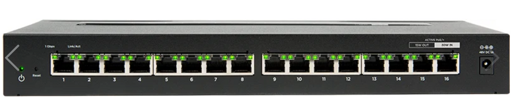 ARA AN-110-SW-16P - Araknis Networks® 110 Series Unmanaged+ Gigabit Compact Switch | 16 Ports