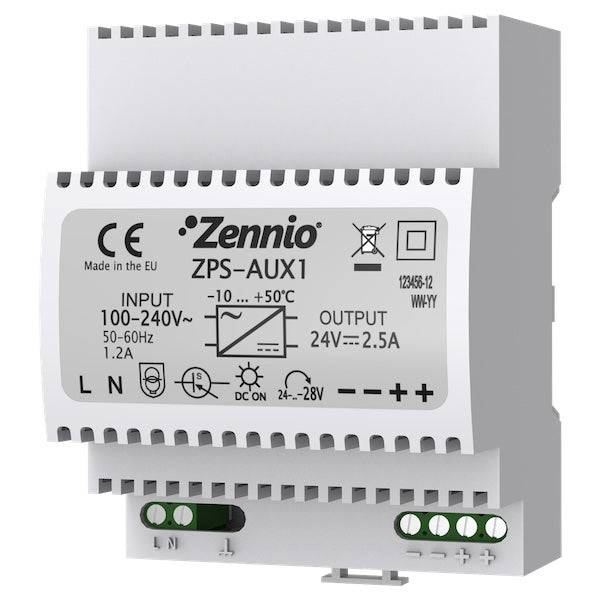 ZPS-AUX1 - Source d'alimentation pour AudioInRoom + contrôle d'accès 24 VDC/2.5 A