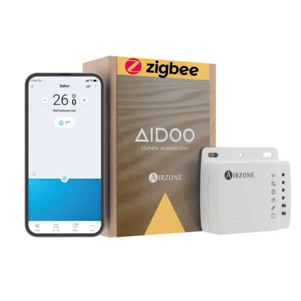 Contrôlez votre clim en Zigbee avec les nouveaux Aidoo de Airzone