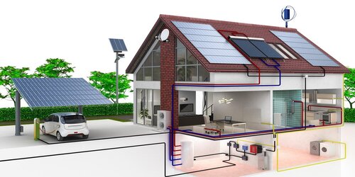 Maison à faible consommation d'energie