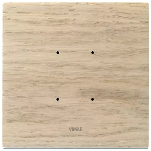VIM 21662.32 - Plaque électronique Eikon Tactil 2 modules, bois naturel, rouvre blanc
