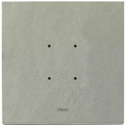 VIM 21662.53 - Plaque électronique Eikon Tactil 2 modules, pierre naturelle, gris quartzite