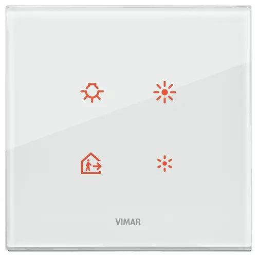 VIM 21662.71 - Plaque électronique Eikon Tactil 2 modules, cristal, eau