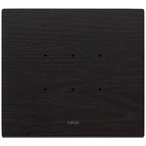 VIM 21663.33 - Plaque électronique Eikon Tactil 3 modules, bois naturel, wengé
