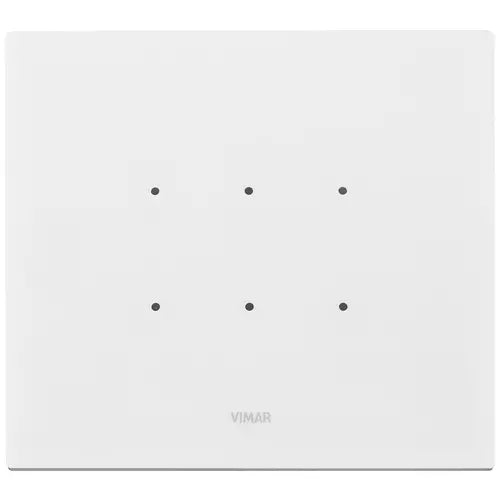 VIM 21663.41 - Plaque électronique Eikon Tactil 3 modules, Corian, glacier ice