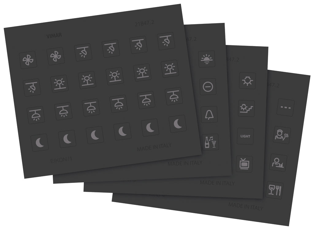 VIM 21847.2 - Etiquettes symboles pour fonctions standards Eikon Tactil