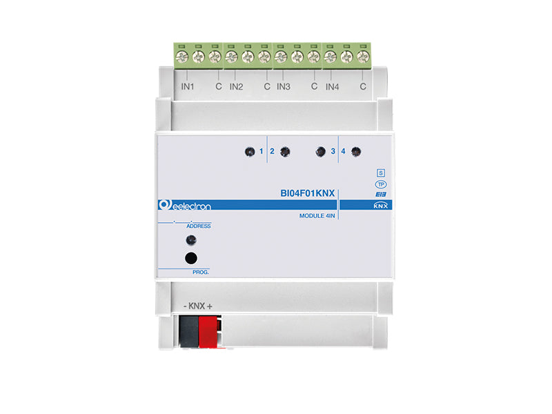 EEL BI04F01KNX - Module 4 entrées binaires rail DIN