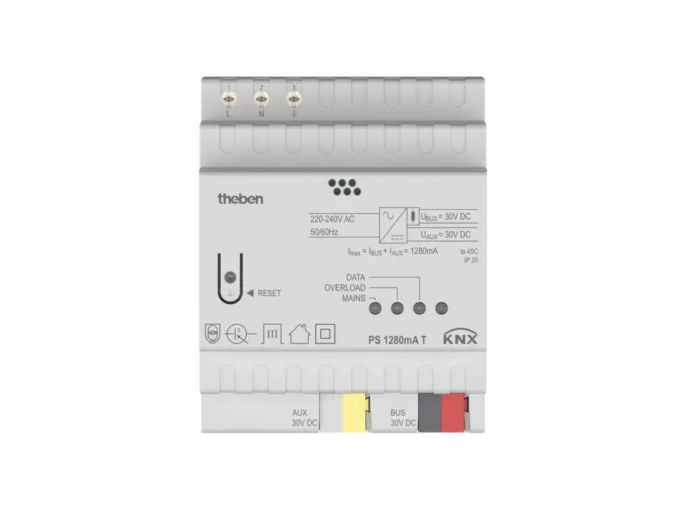 THE 9070959 Alimentation 1280 mA T KNX