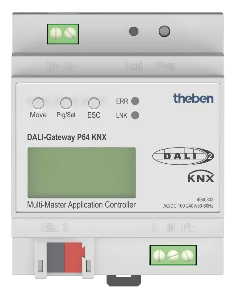 THE 4940303 - Theben Dali Gateway P64 KNX