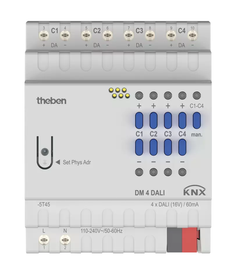 THE 4940300 - Theben Actionneur Dali 4 canaux