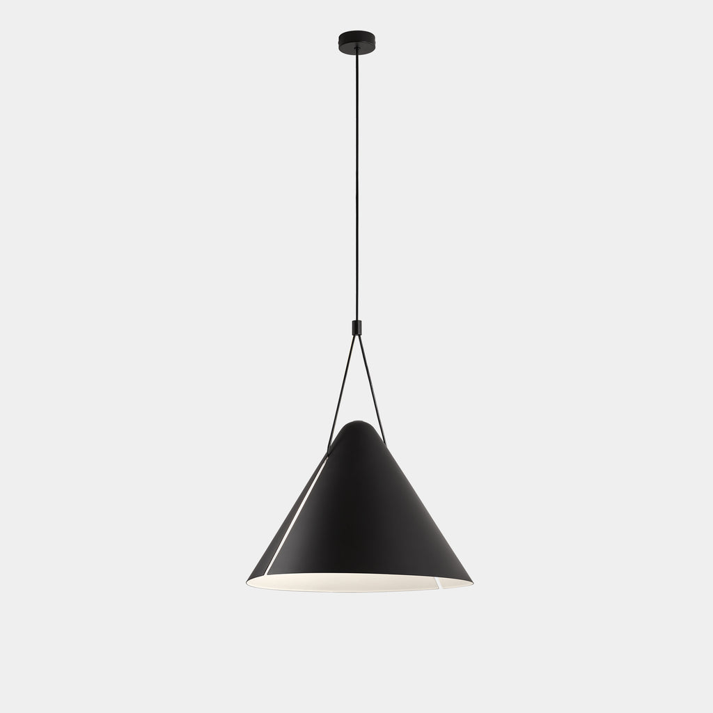 Suspension Super Attic Conic Shape E27 15W Noir 916lm