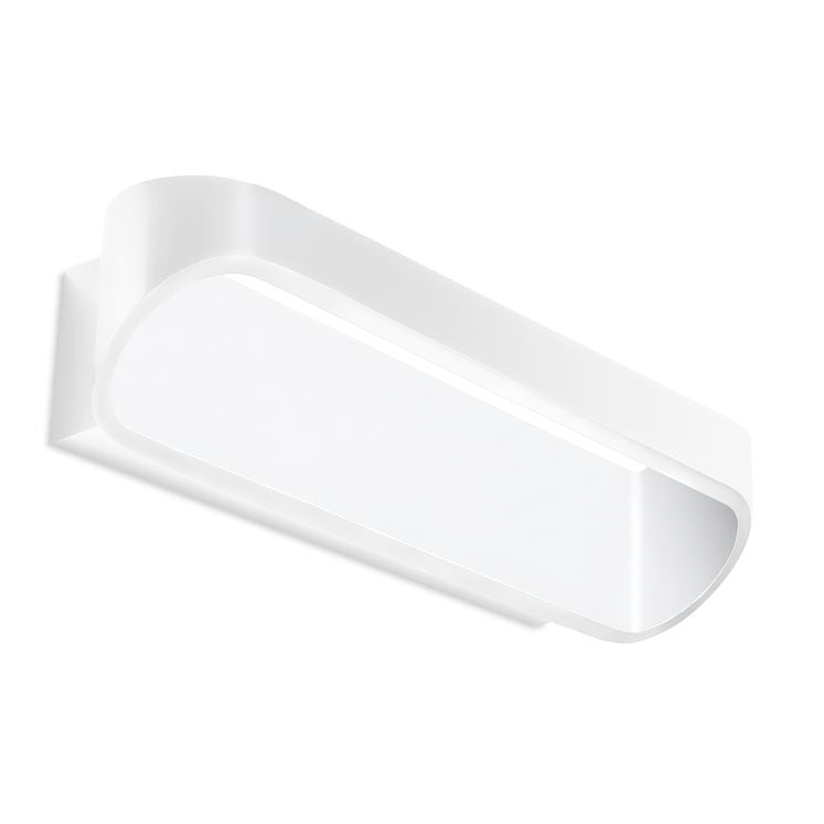 Applique Oval 300mm LED 9W Blanc chaud - 3 000 K PHASE CUT Blanc 877lm