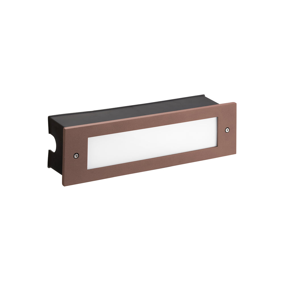 Encastrés de mur IP66 Micenas LED Pro LED 8.7W Blanc neutre - 4 000 K ON-OFF Marron 779lm
