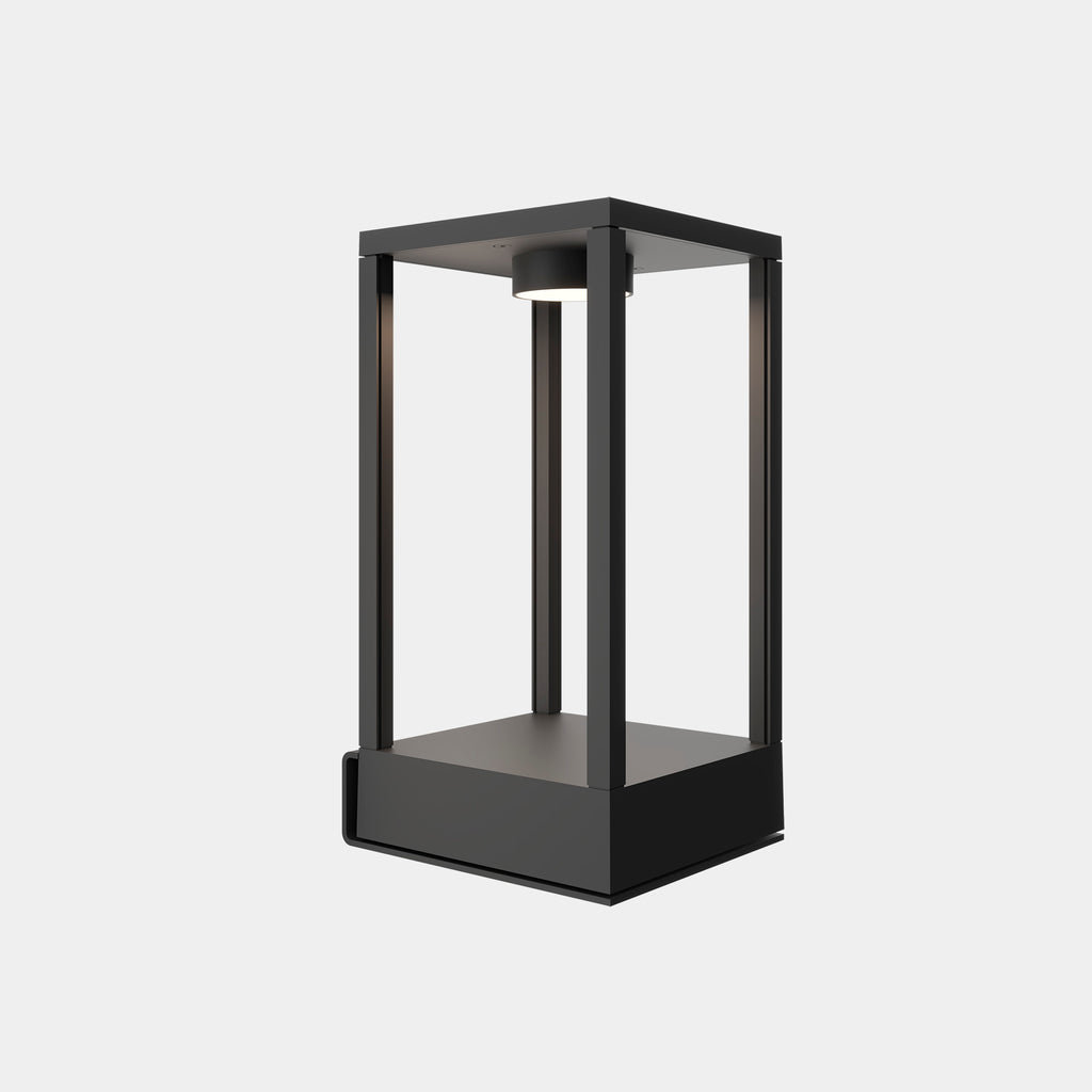 Balise Chillout IP66 Rack WallFixture & Bollard Fixed 150x150x300mm LED 13.5W SW 2700-3200-4000K DALI-2 Noir 760lm