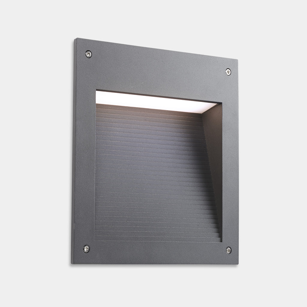 Encastrés de mur IP66 MICENAS LED 24.8W SW 2700-3200-4000K ON-OFF Gris urbain 1923lm