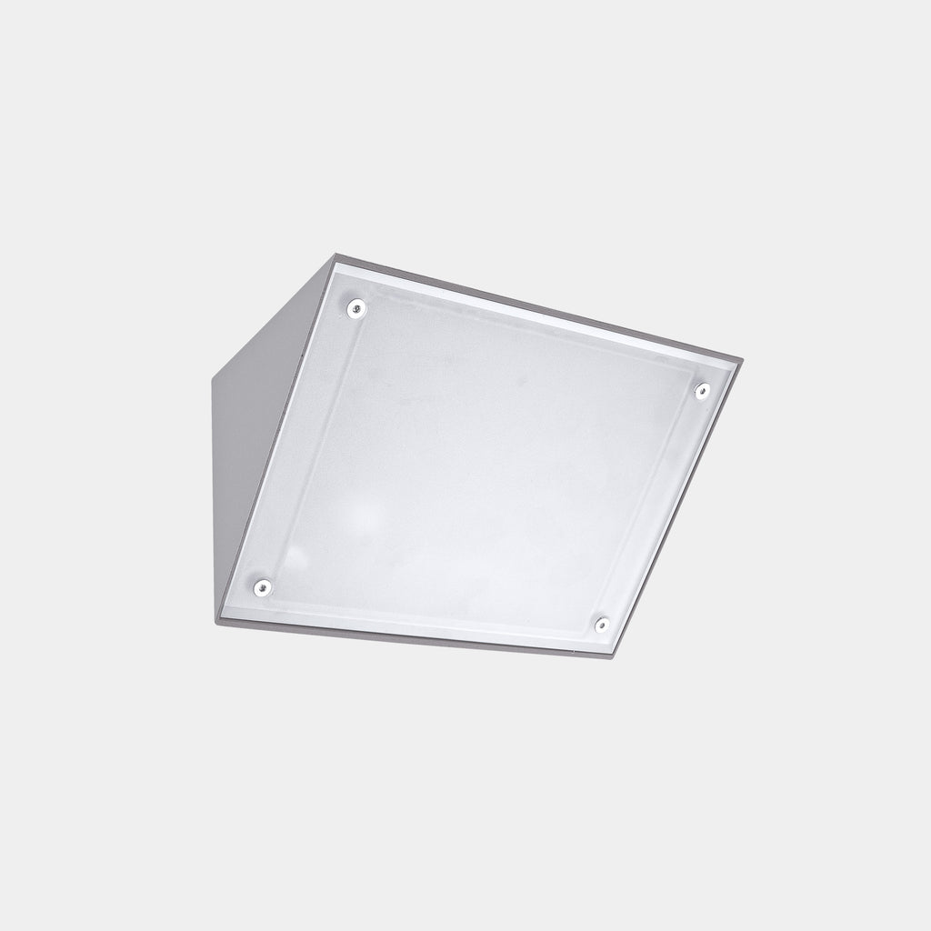 LED-C4 Applique IP65 Curie Small LED 12.4W SW 2700-3200-4000K ON-OFF Gris 792lm
