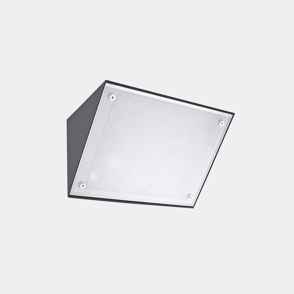 LED-C4 Applique IP65 Curie Small LED 12.4W SW 2700-3200-4000K ON-OFF Gris urbain 792lm