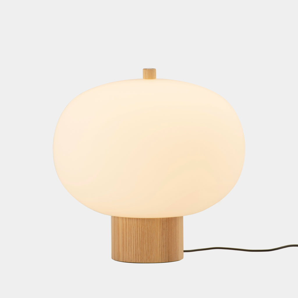 Lampe de table Ilargi Ø320 LED 14.8W Blanc chaud - 2 700 K TOUCH DIMMING Bois blond 1054lm