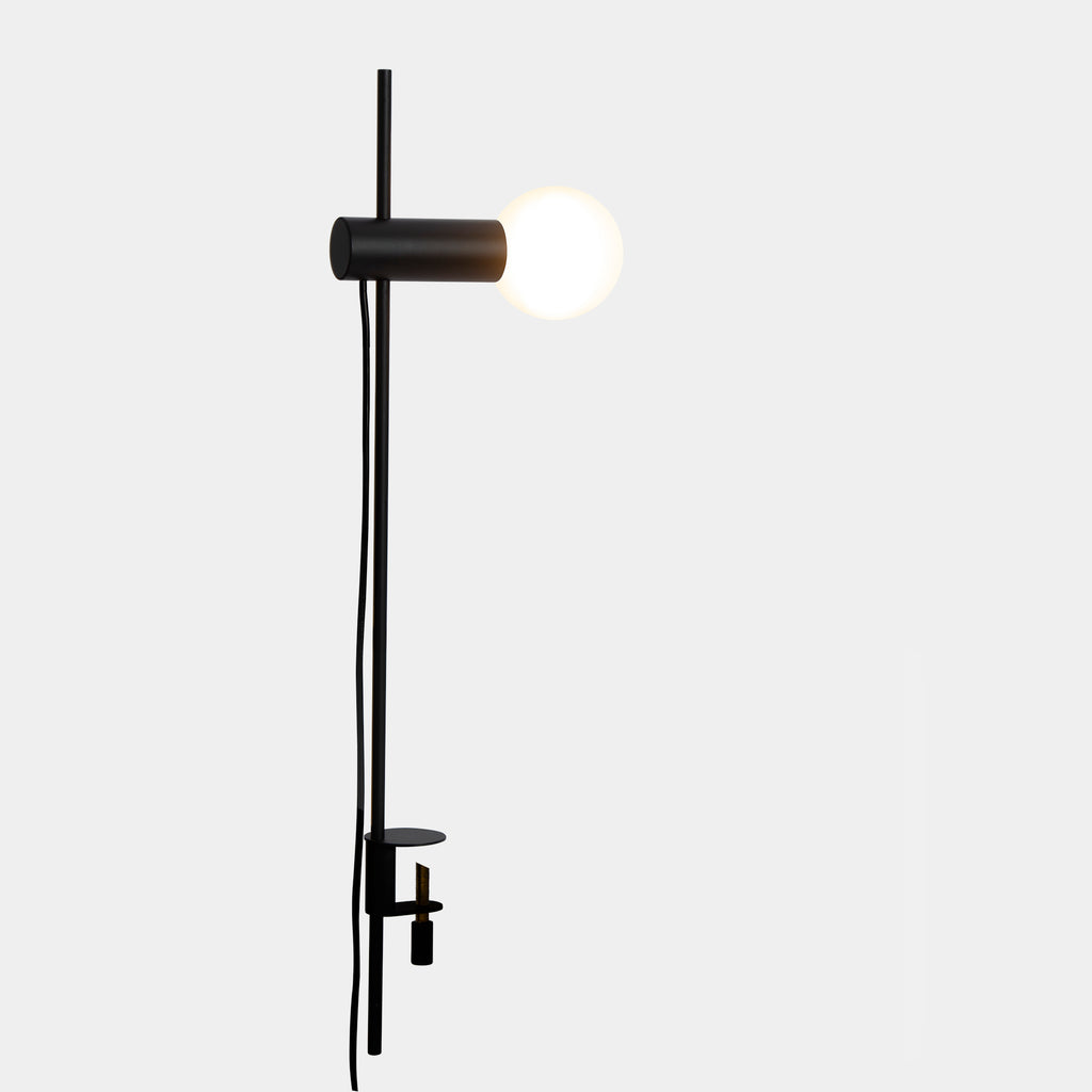 Lampe de table Nude Clip E27 15W Noir