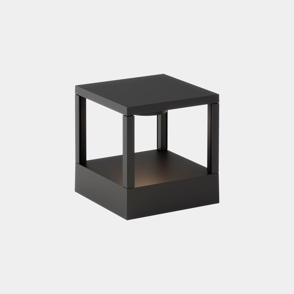 Balise Chillout IP66 Rack Bollard Portable Plug&Play 150x150x160mm LED 13.5W SW 2700-3200-4000K CASAMBI Noir 760lm