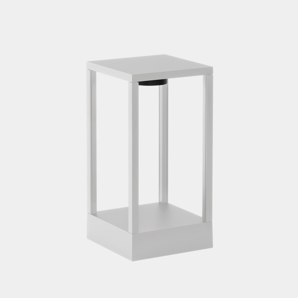 Balise Chillout IP66 Rack Bollard Portable Rechargeable 150x150x300mm LED 3W SW 2700-3200-4000K Blanc 174lm