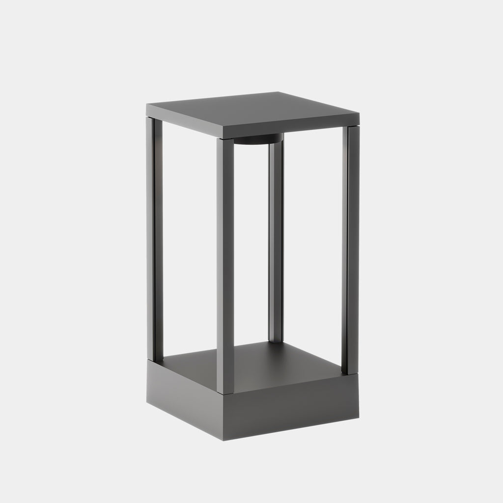 Balise Chillout IP66 Rack Bollard Portable Rechargeable 150x150x300mm LED 3W SW 2700-3200-4000K Gris 174lm