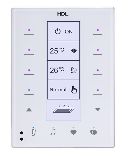 HDL-M/MPT14.1-A2-46-w Écran tactile DLP de la série Modern, blanc