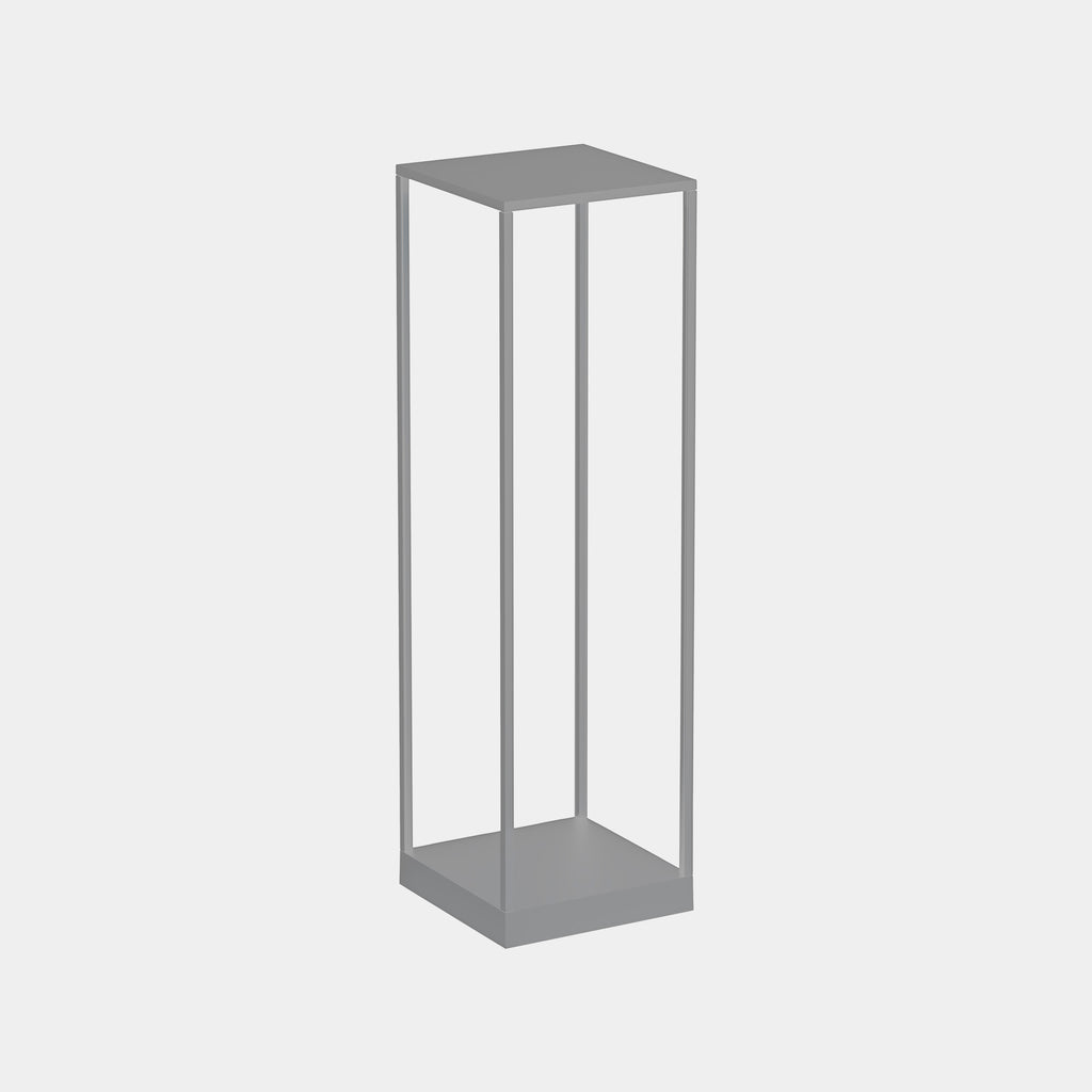 Balise Chillout IP66 Rack Bollard Portable Rechargeable 260x260x900mm LED 3W SW 2700-3200-4000K Gris 174lm