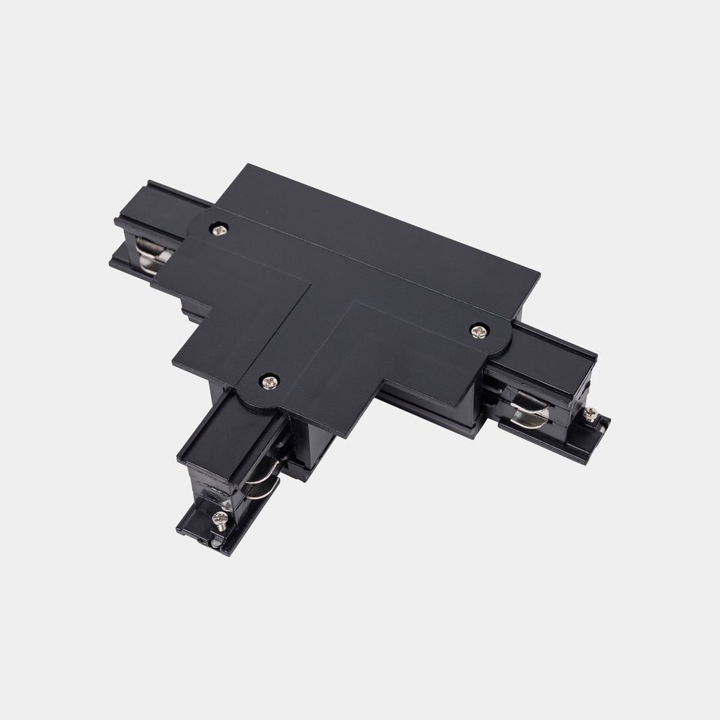 Connecteur droit noir en T avec cadre