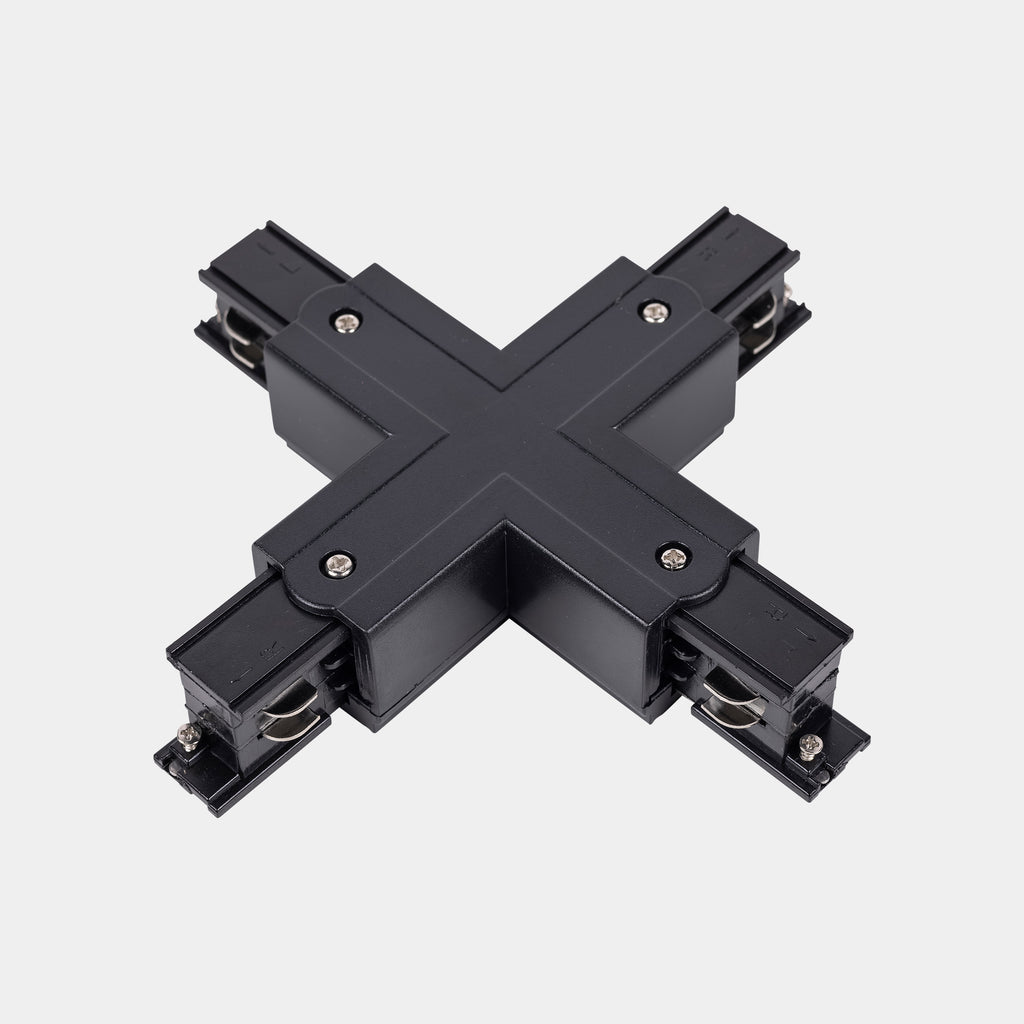Connecteur noir en X sans cadre