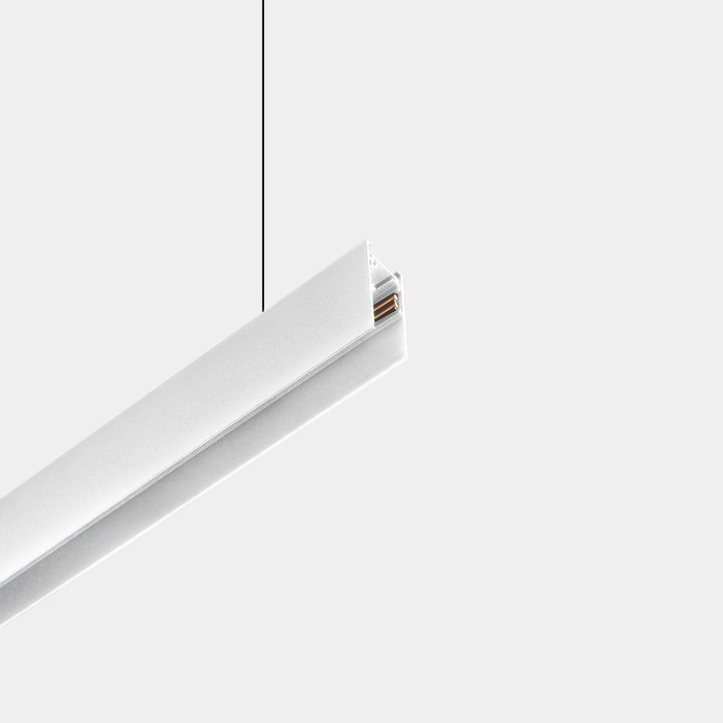 Track Surfaced &amp; Pendant 2000mm Basse tension Blanc