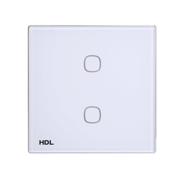 HDL-M/TBP2.1-A2-48-w iTouch Series 2 Buttons Touch Panel EU, White