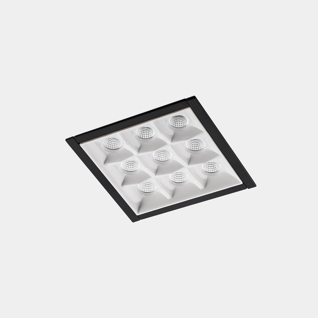 Downlight Bento Standard Square Trim 18.3W Blanc neutre - 4 000 K CRI 90 37.5º Noir IP23 2080lm