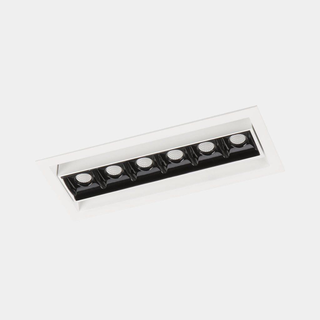 Downlight Bento Adjustable 6 LEDS 12.2W Blanc chaud - 3 000 K CRI 90 47.7º Blanc IP23 1205lm