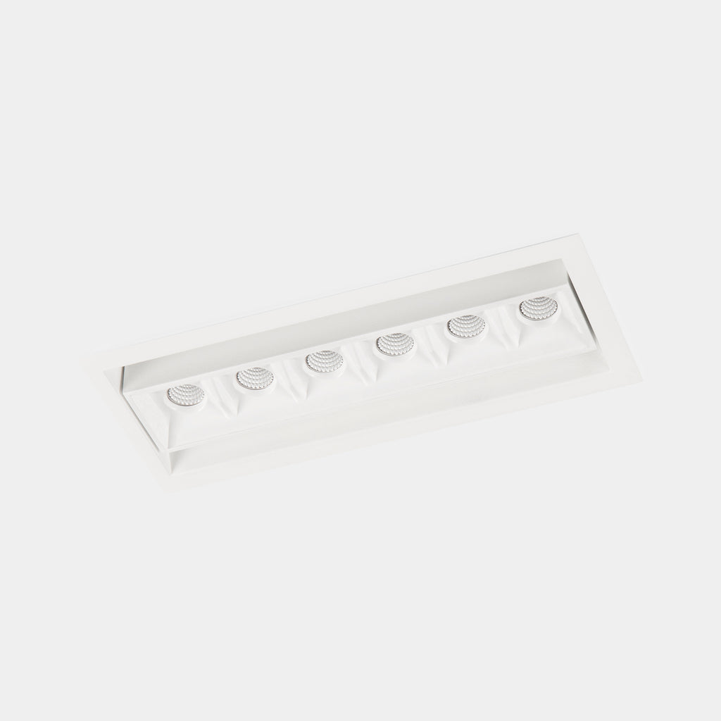 Downlight Bento Adjustable 6 LEDS 12.2W Blanc neutre - 4 000 K CRI 90 47.7º Blanc IP23 1310lm