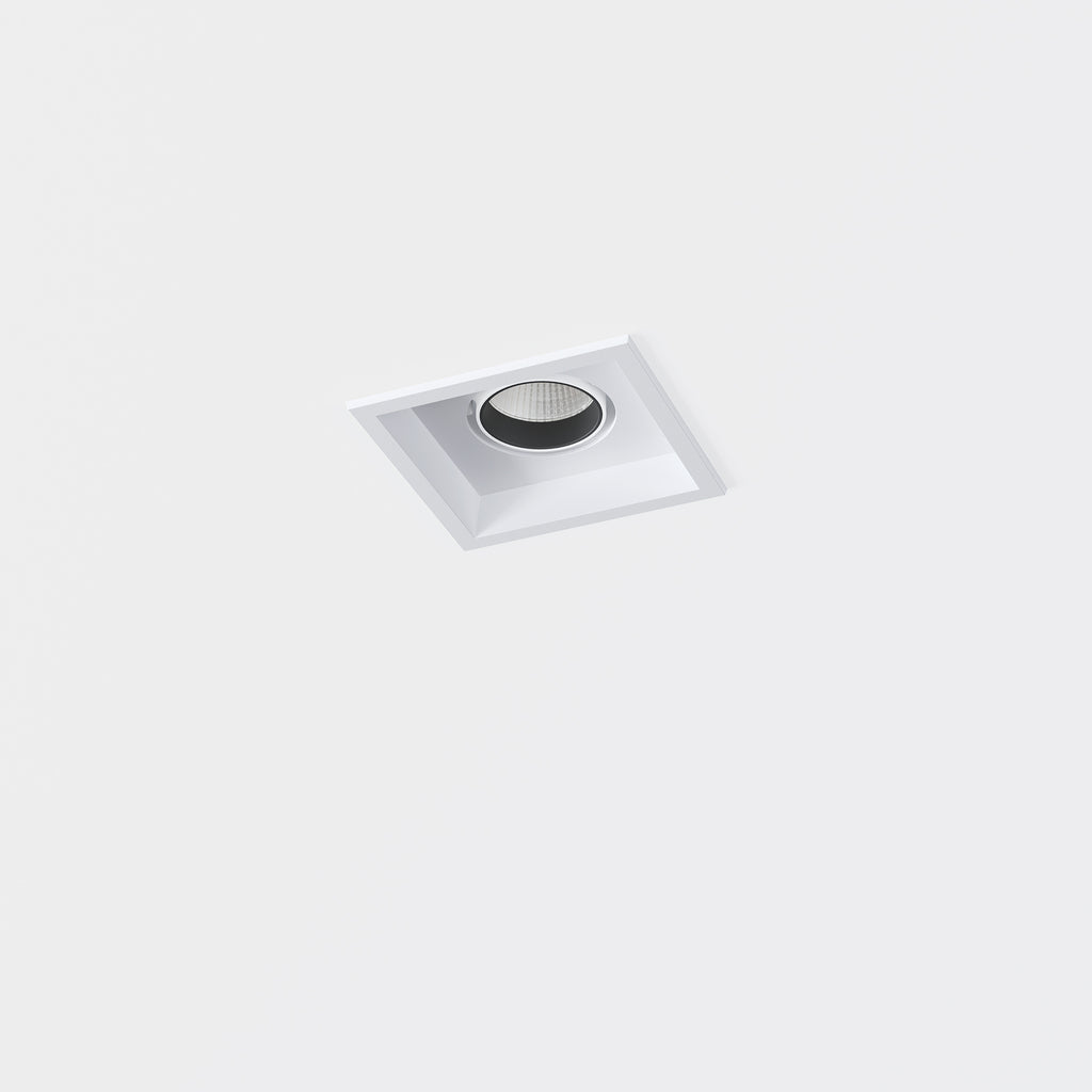 Downlight Totem Simple ø55 25 Blanc chaud - 3 000 K CRI 90 20º DALI Blanc texturisé IN IP20 / OUT IP23 2272lm