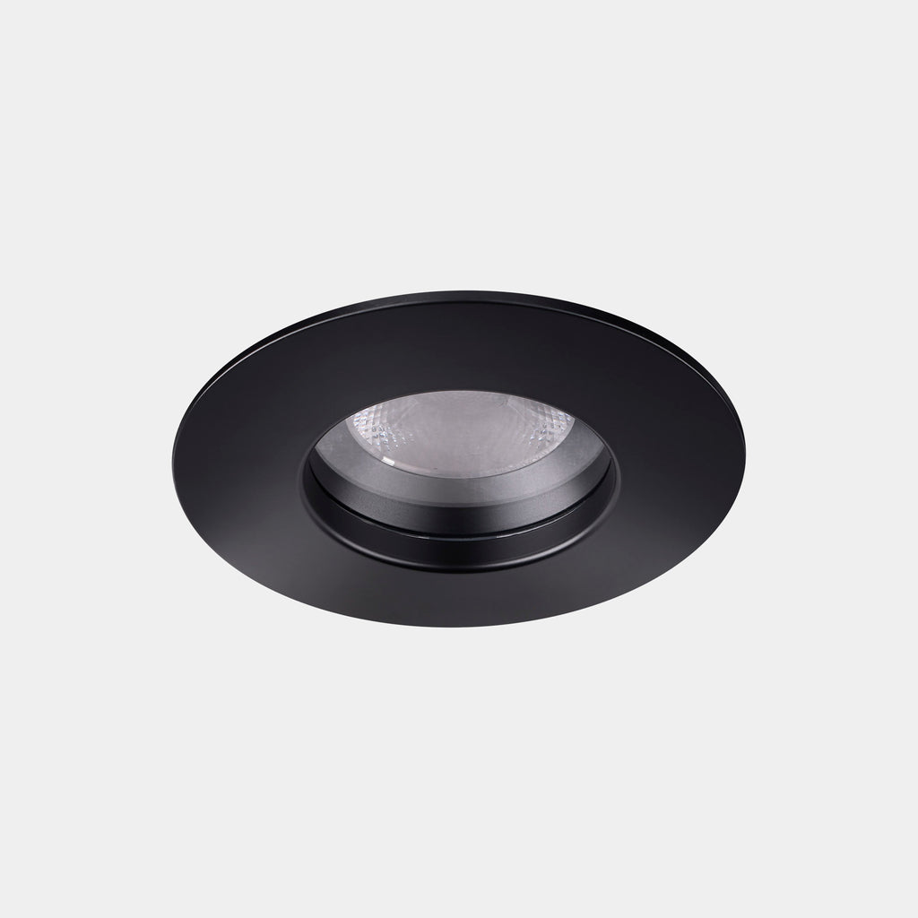 Downlight Play IP65 Round Fixed 11.9W Blanc chaud - 2 700 K CRI 90 34.2º ON-OFF Noir IP65 1078lm