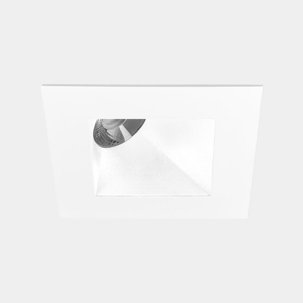 Downlight Play Deco Asymmetrical Square Fixed 11.9W Blanc chaud - 2 700 K CRI 90 19.6º Blanc/blanc IP54 879lm