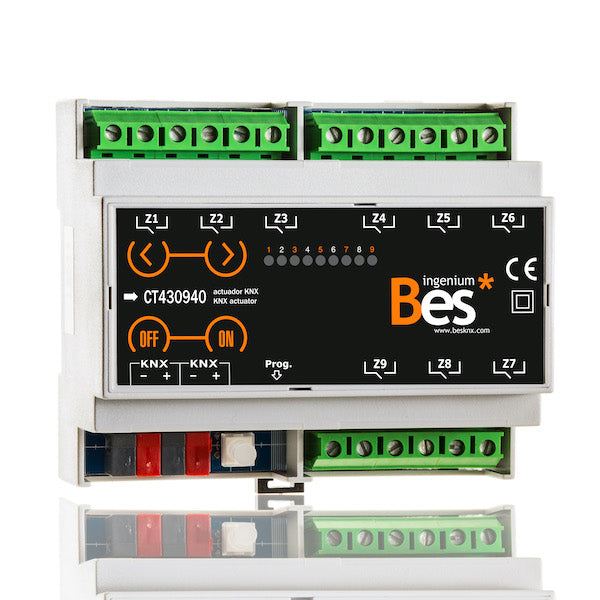 BES 9S-K - Actionneur KNX multi fonctions 9 canaux