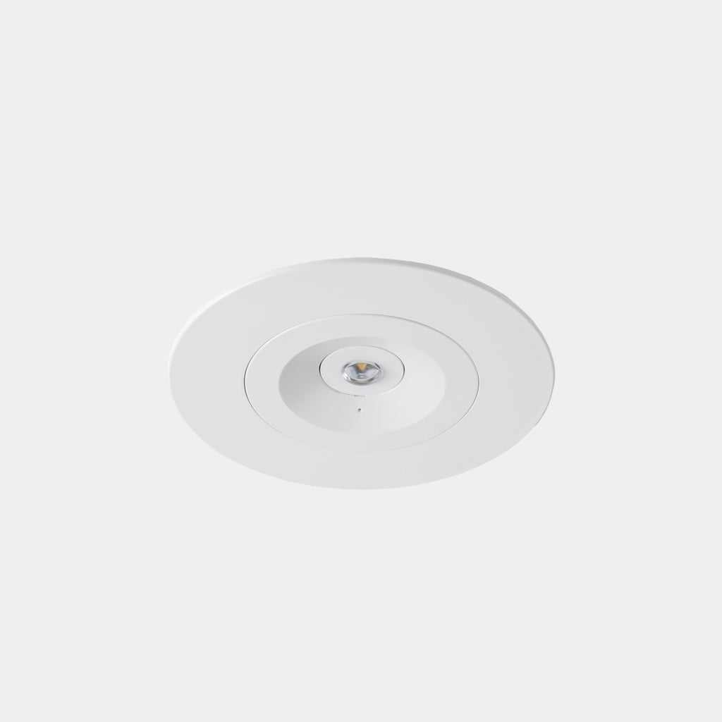 Luminaire de secours REDO Encastré IP20 Blanc, 200 lm -3 h /Permanent