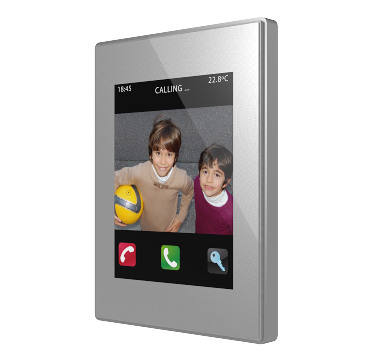 ZEN ZVI-Z41COM-SP - Ecran tactile KNX Z41 COM - Cadre polycarbonate - Argent
