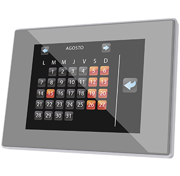 ZEN ZVI-Z41PRO-SP - Ecran tactile KNX Z41 Pro - Cadre polycarbonate - Argent