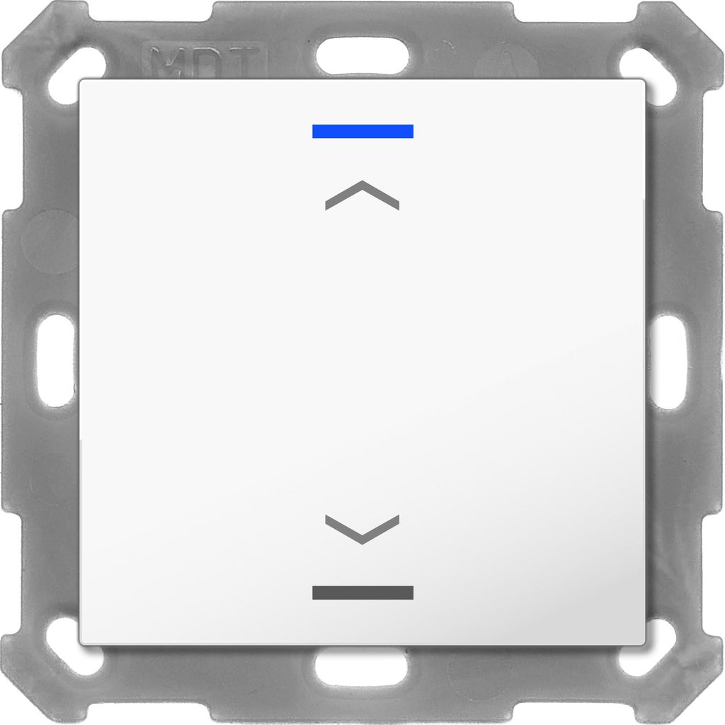 MDT BE-TAL5501.A1 - Push Button Lite 55 1-fold, RGBW, blinds, White glossy finish