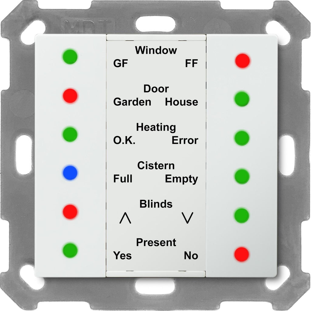 SCN-LED55.01 - LED Indicator 55, White glossy finish