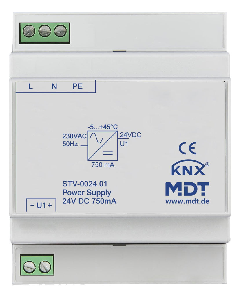 Power Supply, 4SU MDRC, 750mA, 24 V DC SELV