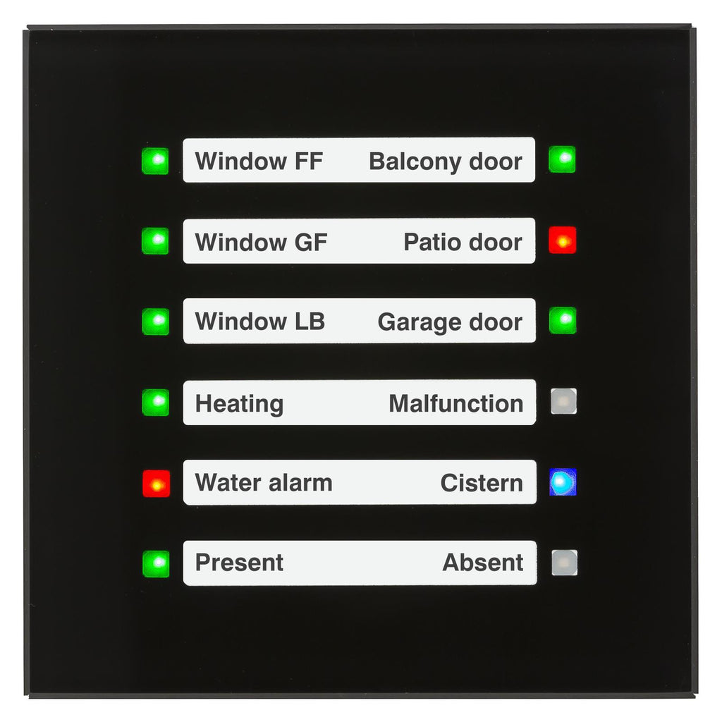 SCN-GLED1S.01 - Glass LED Indicator, Black