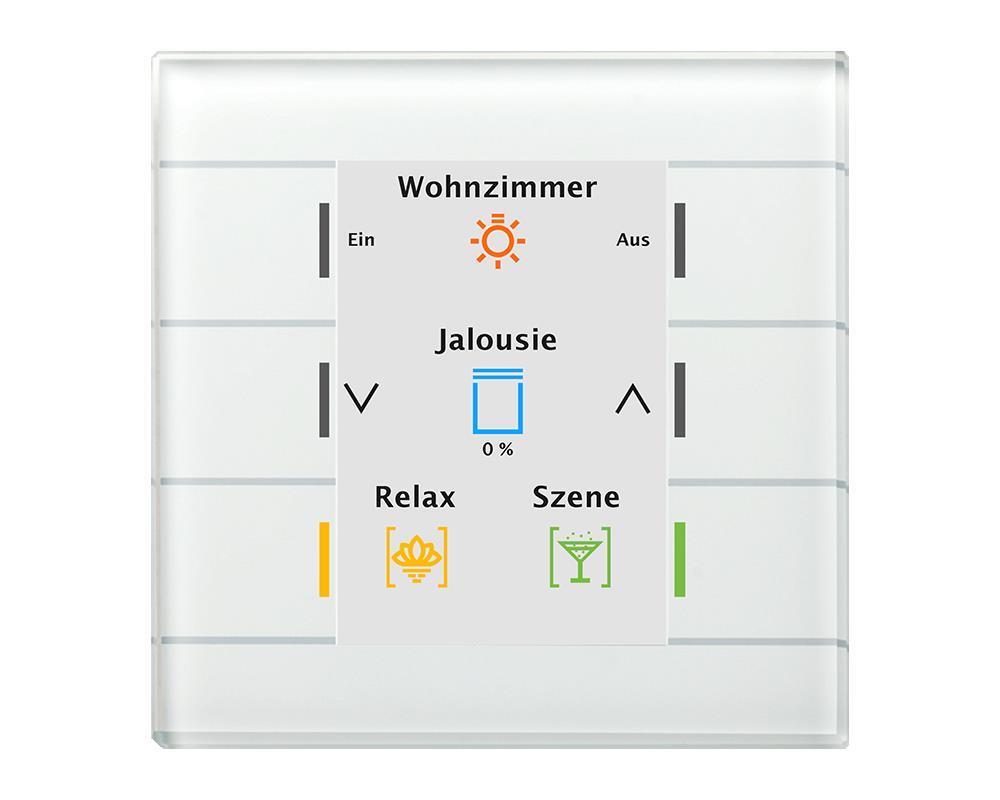 MDT BE-GT20W.02 - Glass Push Button II Smart, White