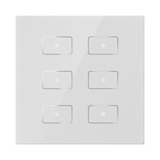 GVS CHTB-06 / 01.2.10 - Commande tactile KNX 6 boutons blanc