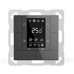 GVS CHTPB-04/00.2.01 - Thermostat KNX finition gris sombre