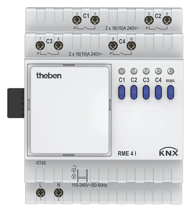 THE 4930215 Extension commutation 4canaux RME 4 I KNX